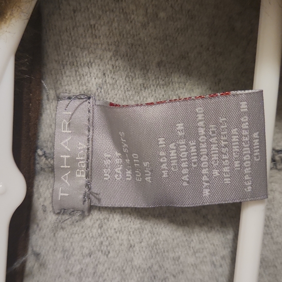 Tahari 2-Piece Set- Faux Fur Collar Jacket & Tights- Size 5T - Picture 5 of 6